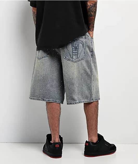 BP ENAMORED RHINESTONE DENIM S