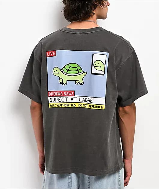 Breaking News Vintage Grey T-Shirt — image 1 of 1