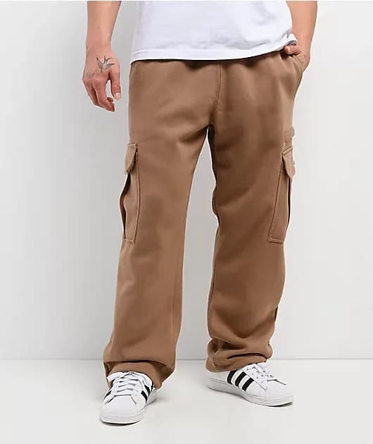 Brown Cargo Sweatpants — image 1 of 1
