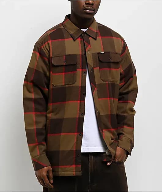 Brown Sherpa Flannel Jacket — image 1 of 1
