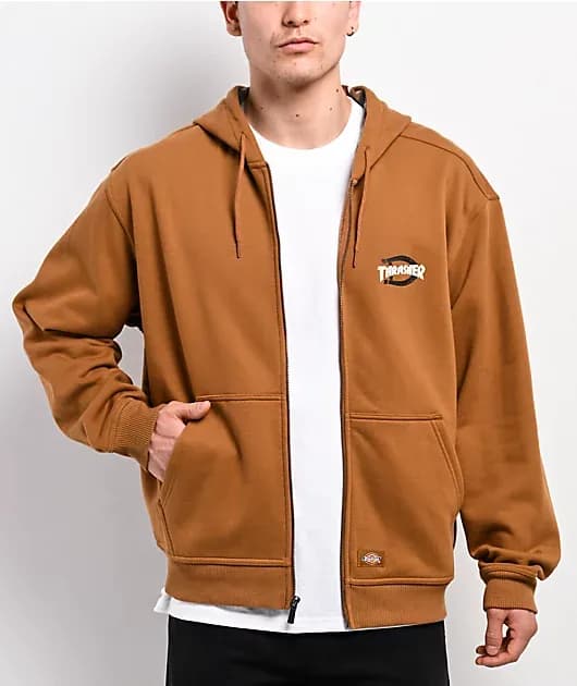 Brown Zip Hoodie — image 1 of 1
