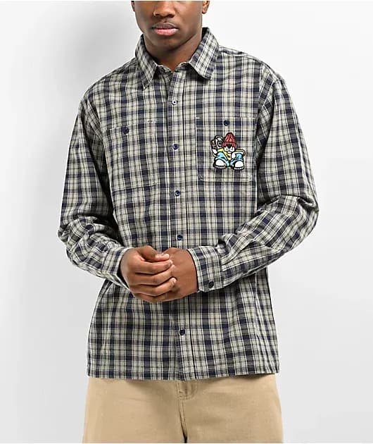 Browser Tan Flannel Shirt — image 1 of 1