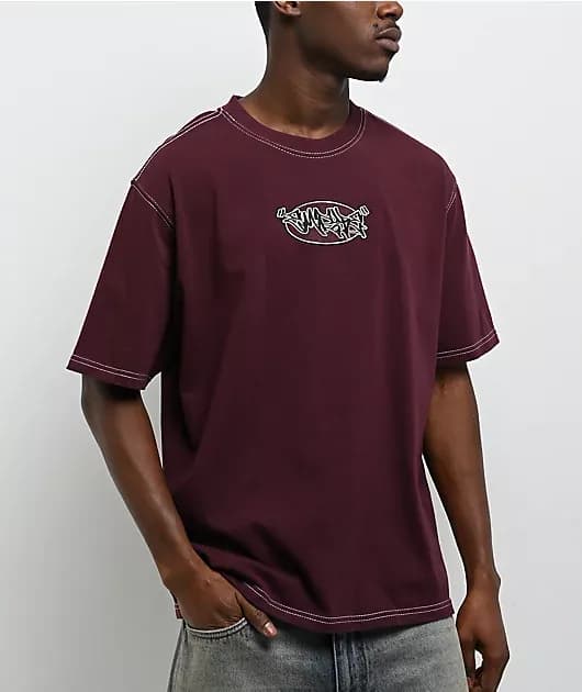 Bruised Burgundy T-Shirt — image 1 of 1