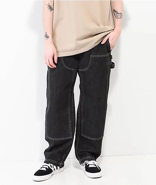Burleys Black Denim Pants — image 1 of 1