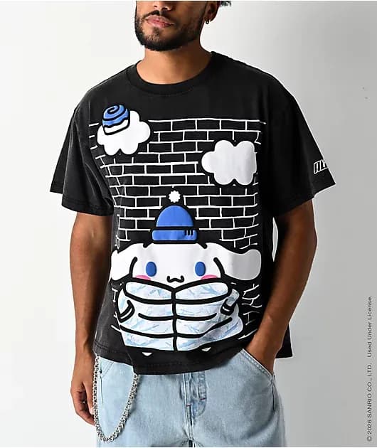 Camo Puffer Vintage Black T-Shirt — image 1 of 1
