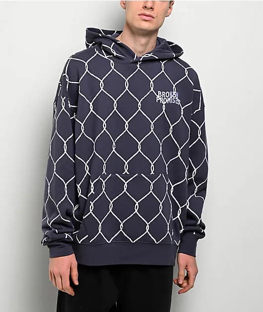 Chain Link Grey Hoodie — image 1 of 1