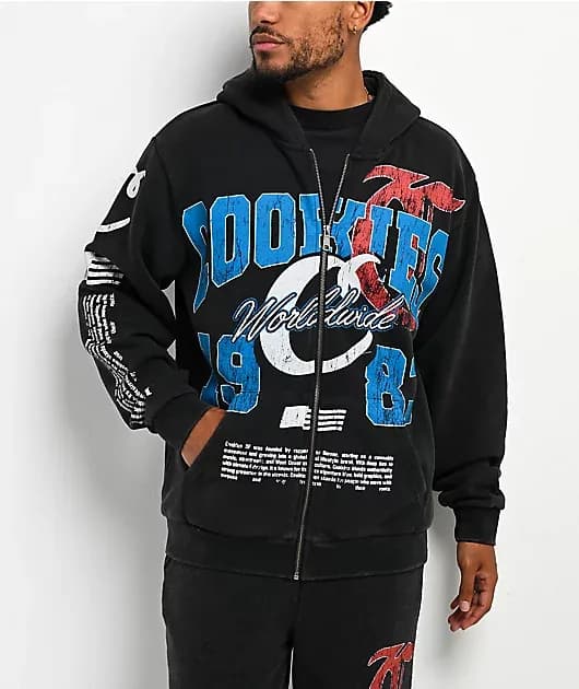 Champions Only Black Zip Hoodie — image 1 of 1