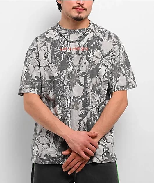 Chill Guy Grey Camo T-Shirt — image 1 of 1