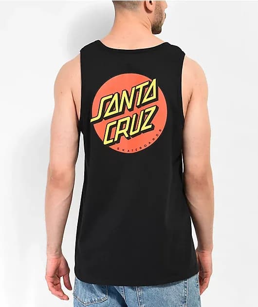 Classic Dot Black Tank Top — image 1 of 1