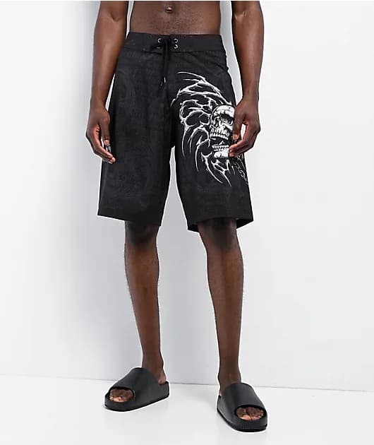 Collapse Black Board Shorts — image 1 of 1