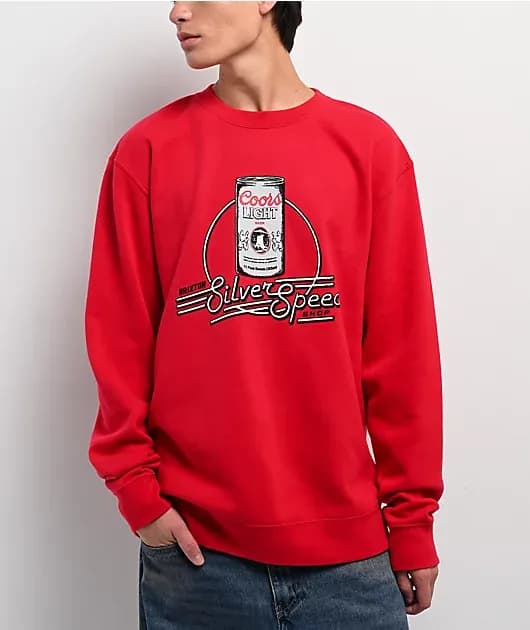 Coors Red Crewneck Sweatshirt — image 1 of 1