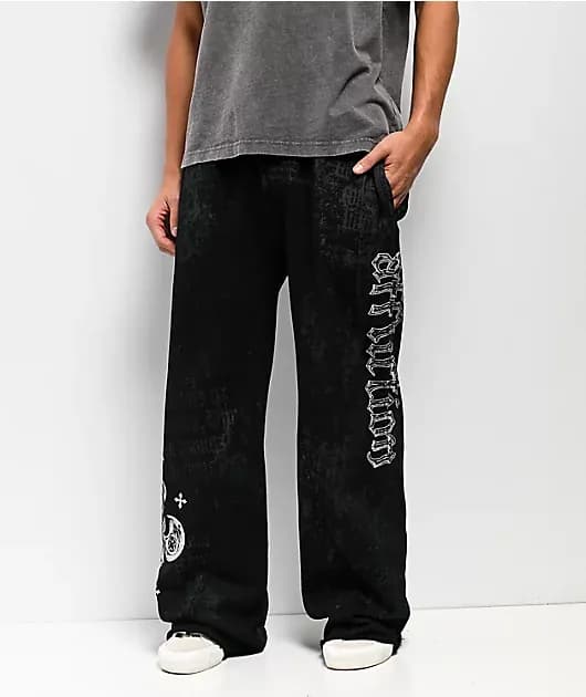 Courage Black Sweatpants — image 1 of 1