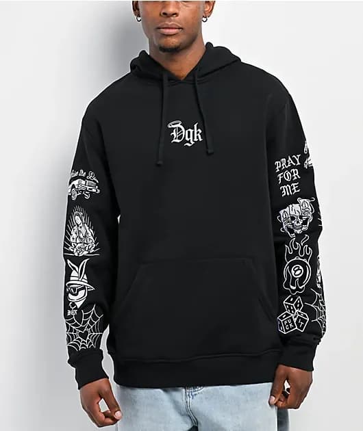 Crazy Life Black Hoodie — image 1 of 1
