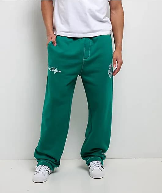 Crest Big T Oak Leaf Sweatpants — image 1 of 1