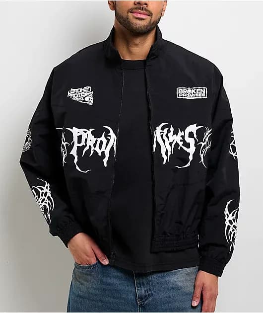 Cybersport Black Windbreaker Jacket — image 1 of 1