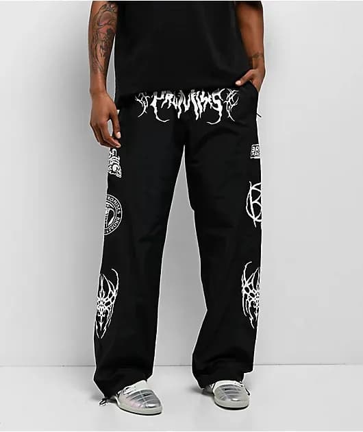 Cybersport Black Windbreaker Pants — image 1 of 1