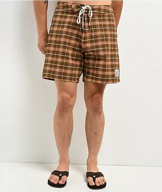 Daytrip Bombay Brown Board Shorts — image 1 of 1