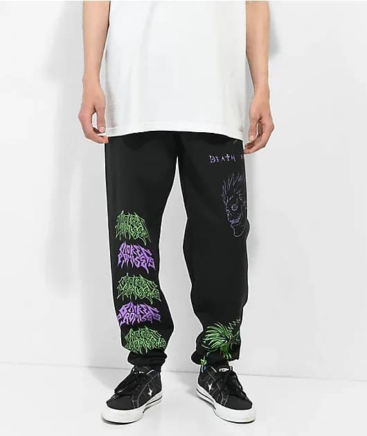Death Note Ryuk Black Sweatpants — image 1 of 1