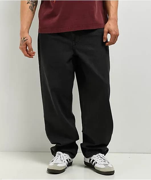 Deck Charcoal Loose Fit Skate Jeans — image 1 of 1