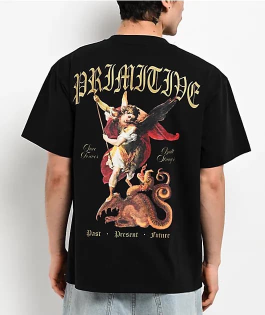 Defend Black T-Shirt — image 1 of 1
