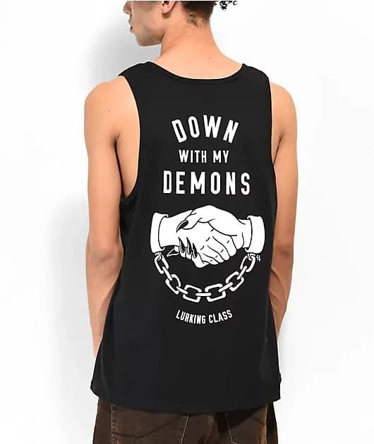 Demons Black Tank Top — image 1 of 1