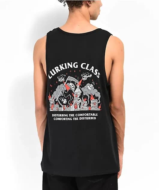 Destroy Black Tank Top — image 1 of 1