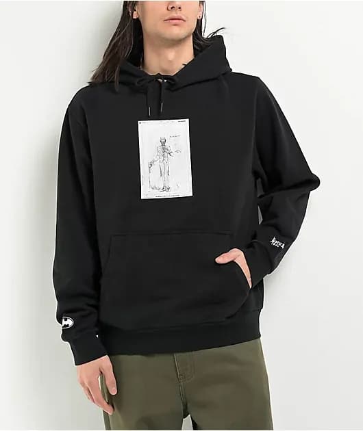 Graphic Devil Horns Black Hoodie — image 1 of 1