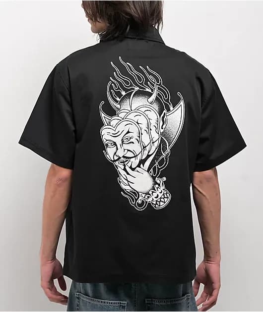 Diablo Black Zip Work Shirt — image 1 of 1