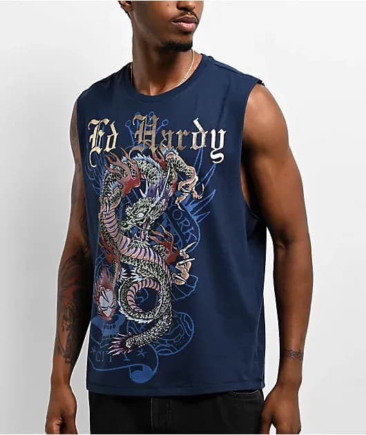 Dragon Navy Tank Top — image 1 of 1