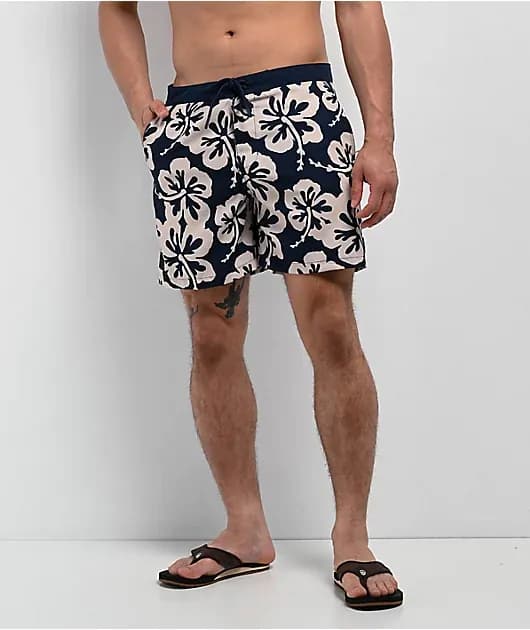 Drift Navy Board Shorts — image 1 of 1