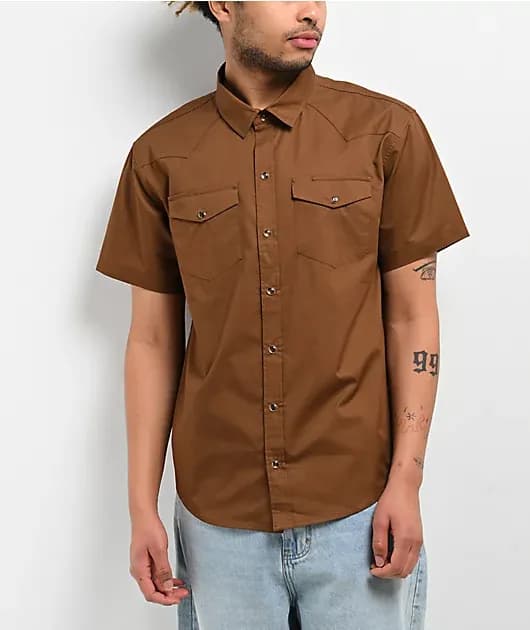 Drover Bison Short Sleeve Shirt — image 1 of 1