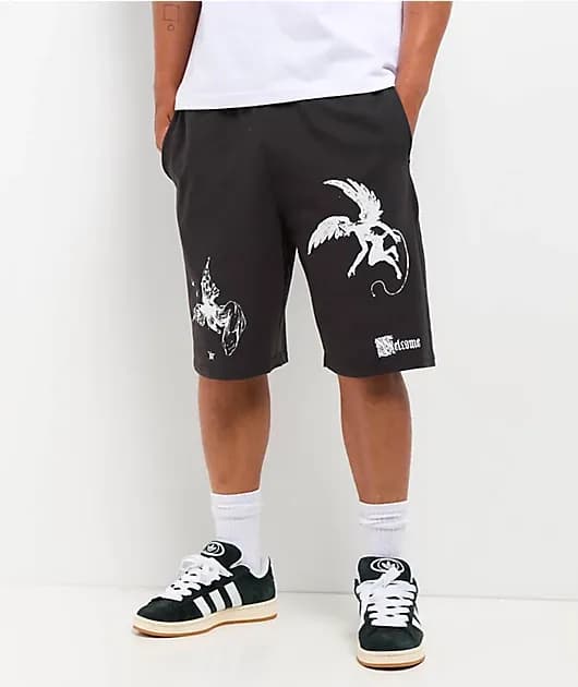 Duality Charcoal Sweat Shorts — image 1 of 1