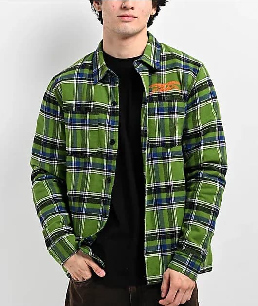 Eagle Green Flannel Shirt Jacket — image 1 of 1