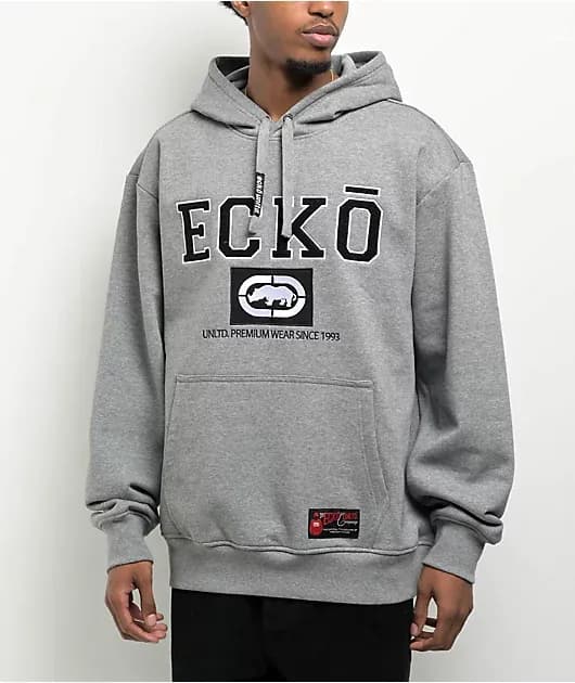 Core Throw Back Heather Grey Hoodie — image 1 of 1