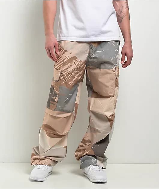 Eco Camo Parachute Pants — image 1 of 1
