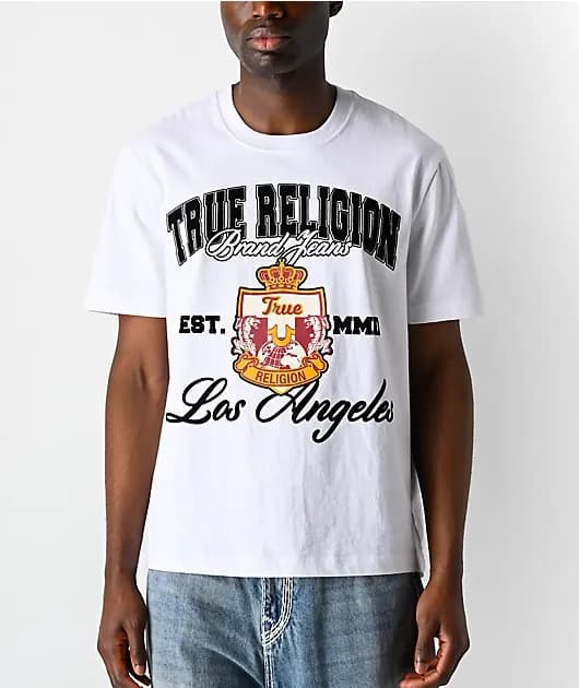 Elite Crest White T-Shirt — image 1 of 1