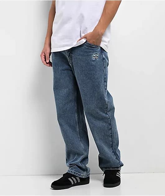 Eyes Blue Denim Jeans — image 1 of 1