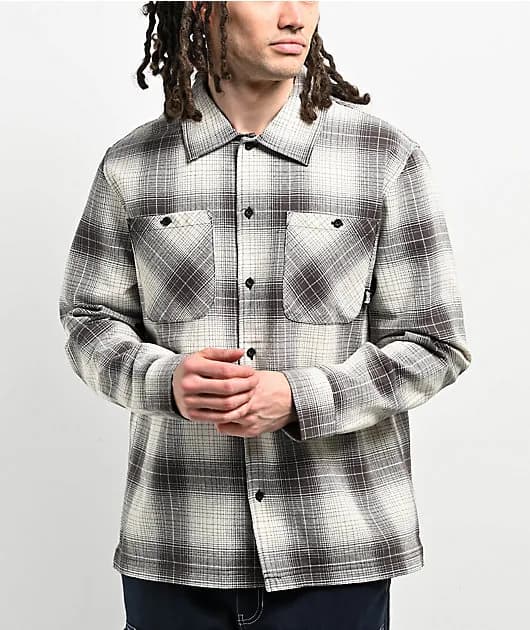 Fang Black White Flannel Shirt — image 1 of 1