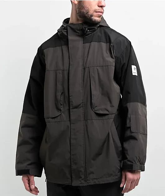 Field Brown Black Snowboard Jacket 2025 — image 1 of 1