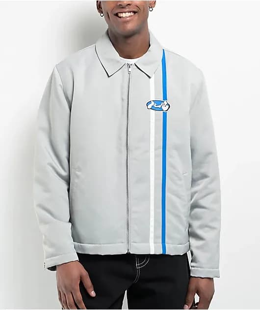 Flash Gas Station Grey Work Jacket — image 1 of 1