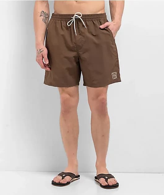 Floater Brown Board Shorts — image 1 of 1