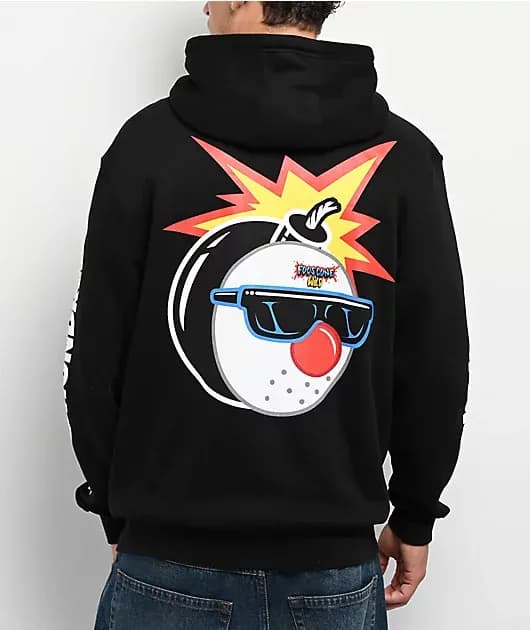 Foos Gone Wild Black Zip Hoodie — image 1 of 1