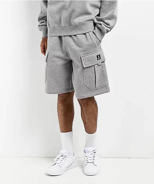 Fundamentals Stash Grey Cargo Sweat Shorts — image 1 of 1