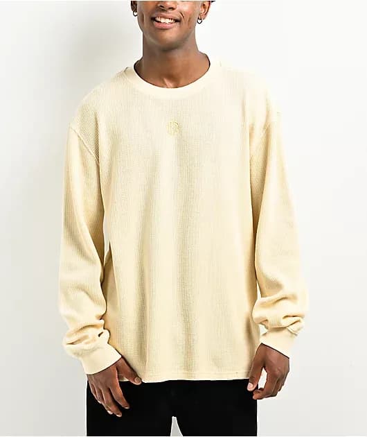 Fundamentals Thermal Birch Boxy Long Sleeve T-Shirt — image 1 of 1
