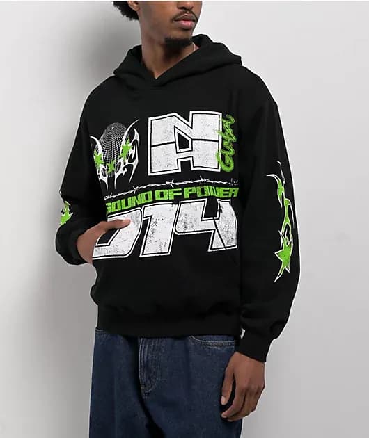 Global Black Hoodie — image 1 of 1