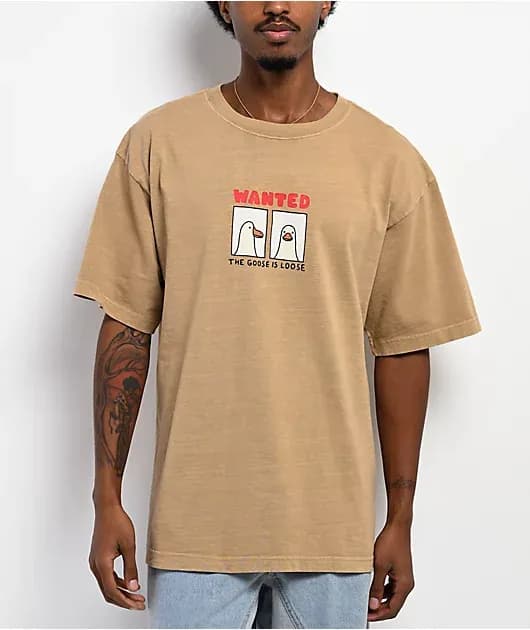 Goose Is Loose Sand T-Shirt — image 1 of 1