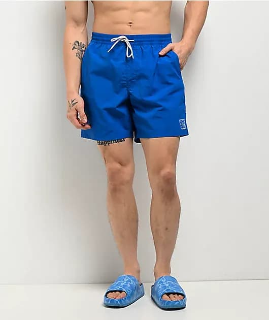 Graffiti Floater Royal Blue Board Shorts — image 1 of 1