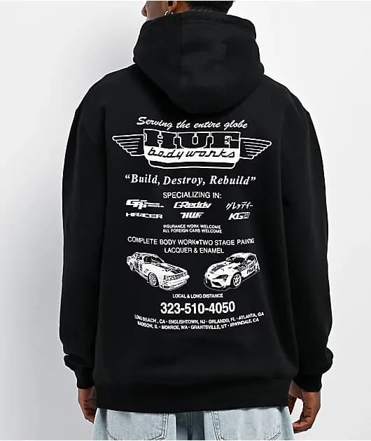 GReddy Body Works Black Hoodie — image 1 of 1