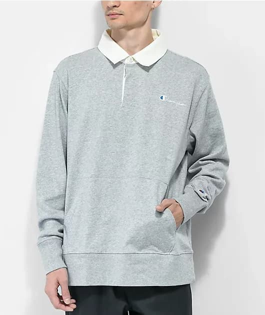 Grey Rugby Shirt — image 1 of 1
