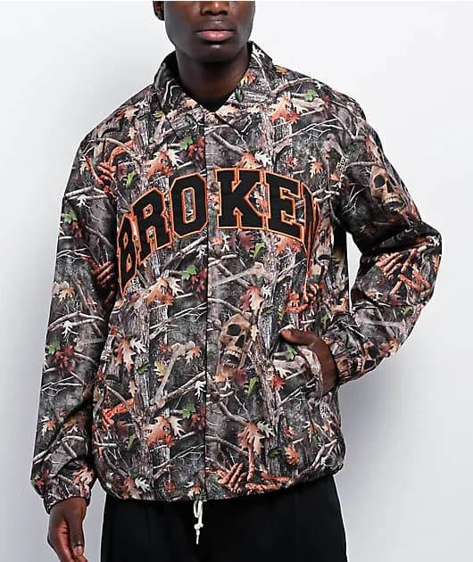 Haunted Woods Camo Coaches Jacket — image 1 of 1